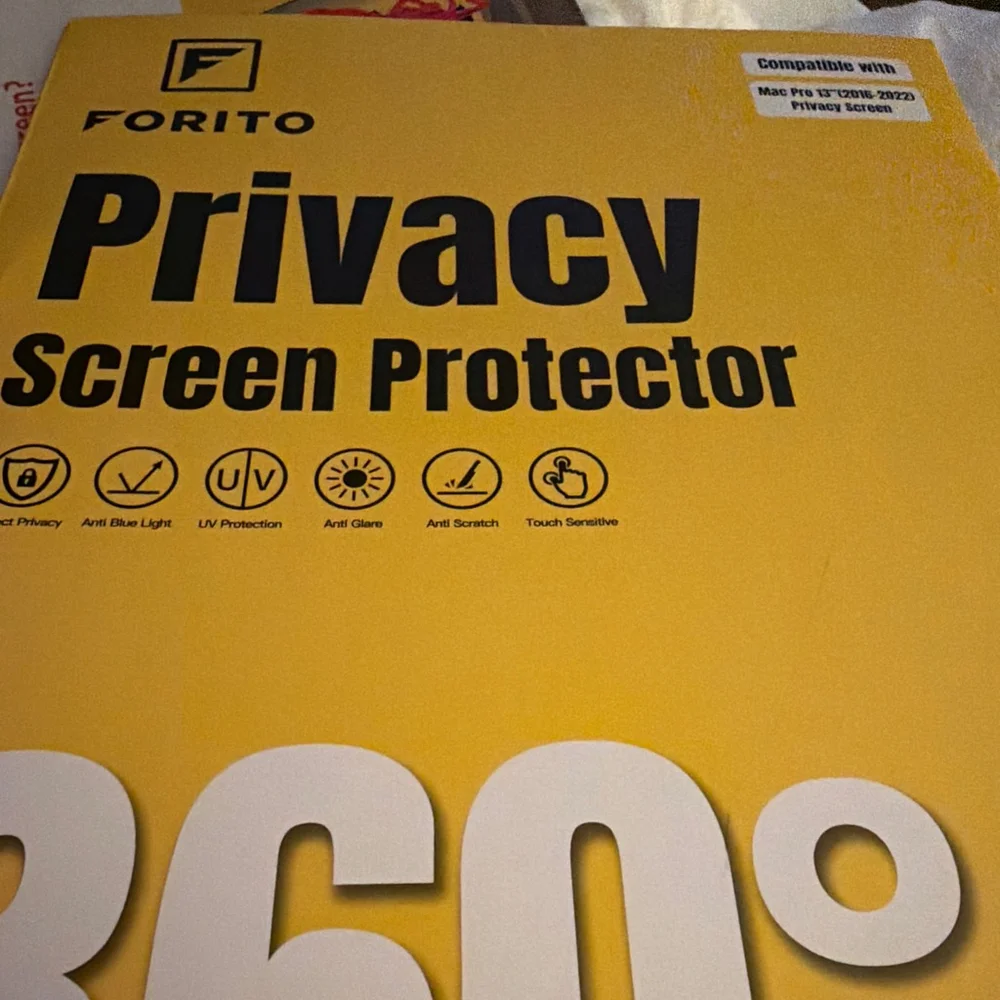 NEW FORITO MacBook Pro13” Privacy Screen Protector 360° AntiPeeping Glare Shield